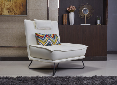 Luxus Stuhl Polster Cocktail Relax Lounge Club Stühle Möbel Design Sessel Weiß